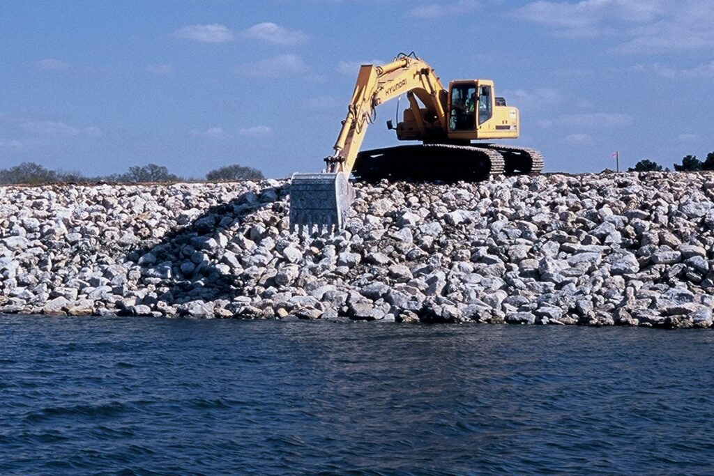 Conroe Dam Emergency Repairs